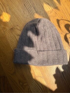 Everlane Ribbed Wool Beanie - Brown